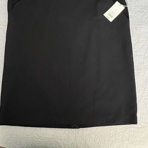Black knee length skirt